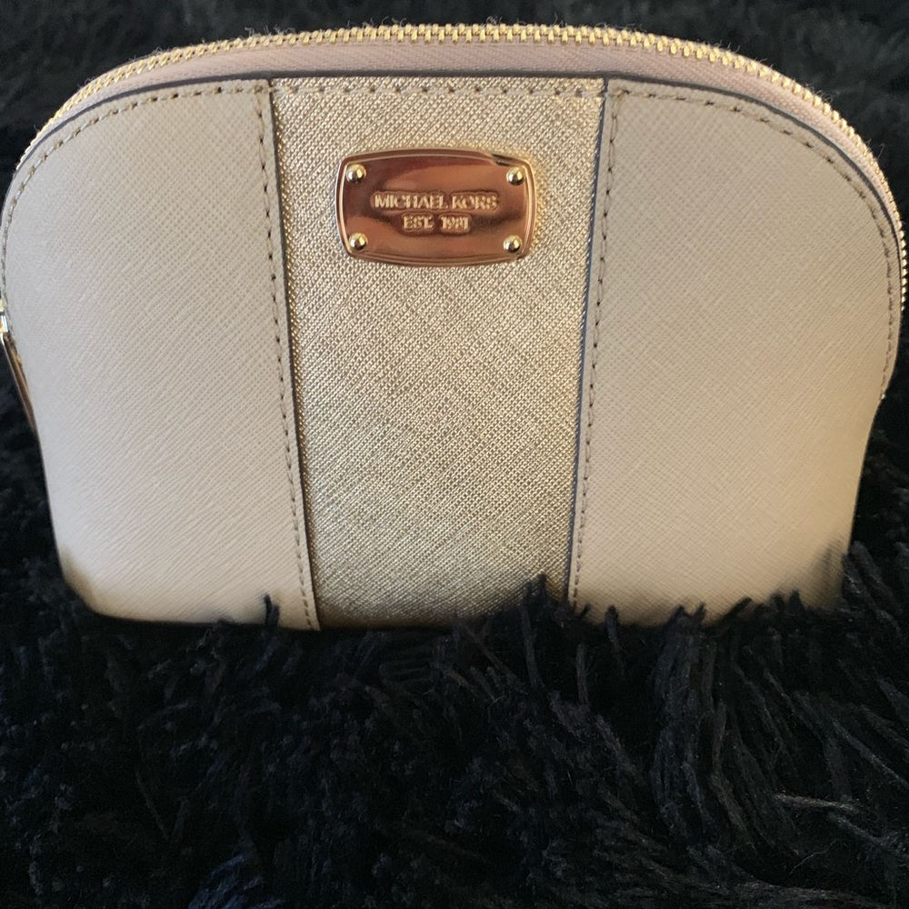 Gold MK Makeup bag